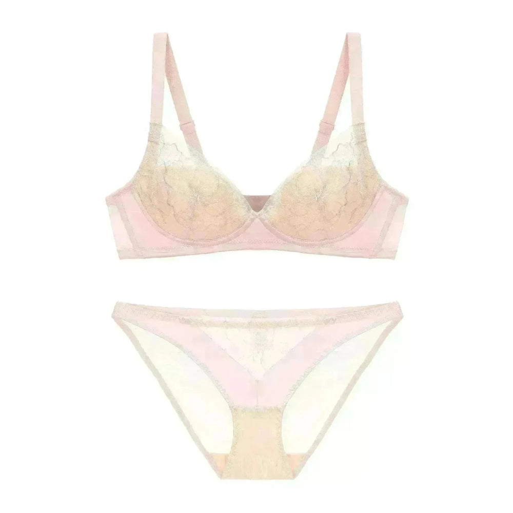 Wireless Thin Push Up Pure Lace Underwear Set - EX-STOCK CANADA