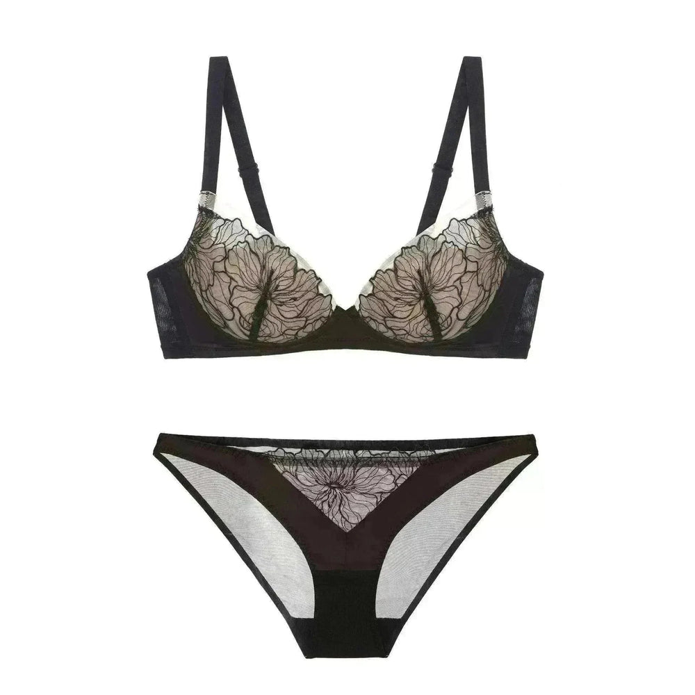 Wireless Thin Push Up Pure Lace Underwear Set - EX-STOCK CANADA