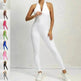 Woman's Zippered Sleeveless Stretch Shapewear Sports wear Jumpsuit - EX-STOCK Canada