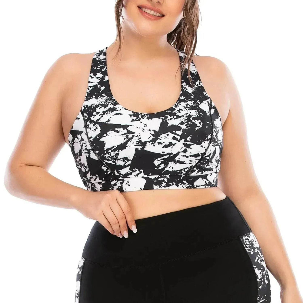 Ensemble de yoga pour femmes, tenue de sport, survêtement, tenues de sport, grandes tailles pour femmes, ensemble de gym, sport, course, vêtements amples, pour forte poitrine - EX-STOCK Canada