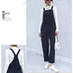 Women's Autumn Warm Corduroy Loose Solid Color Suspender Pants - EX-STOCK Canada