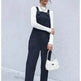 Women's Autumn Warm Corduroy Loose Solid Color Suspender Pants - EX-STOCK Canada