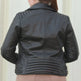 Women's Biker Look Sheep Leather Jacket EX-STOCK Canada 