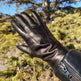 Women's Drum Dyed Lamb Leather Gloves with Luxurious Rabbit Fur Trim EX-STOCK Canada 