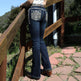 Women’s Embellished Mid-Rise Bootcut Jeans EX-STOCK Canada 