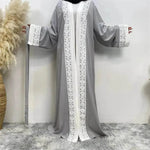 Women's Fashion Patchwork Lace Arab Robe - EX-STOCK Canada