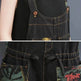 Women's Fashion Plus Size Age Reduction Print Suspender Jeans - EX-STOCK Canada