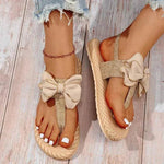 Women's Fashion Trend Indoor Outdoor Bow Sandals - EX-STOCK Canada
