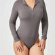 Women's Fashionable Long Sleeve bodysuit top Seamless Slimming Shapewear Romper - EX-STOCK Canada