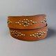 Women's Full Grain Leather Belt with Ornamental Stud Pattern EX-STOCK Canada 