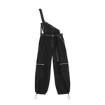 Women's New Loose Straight Black Overalls Overalls - EX-STOCK Canada