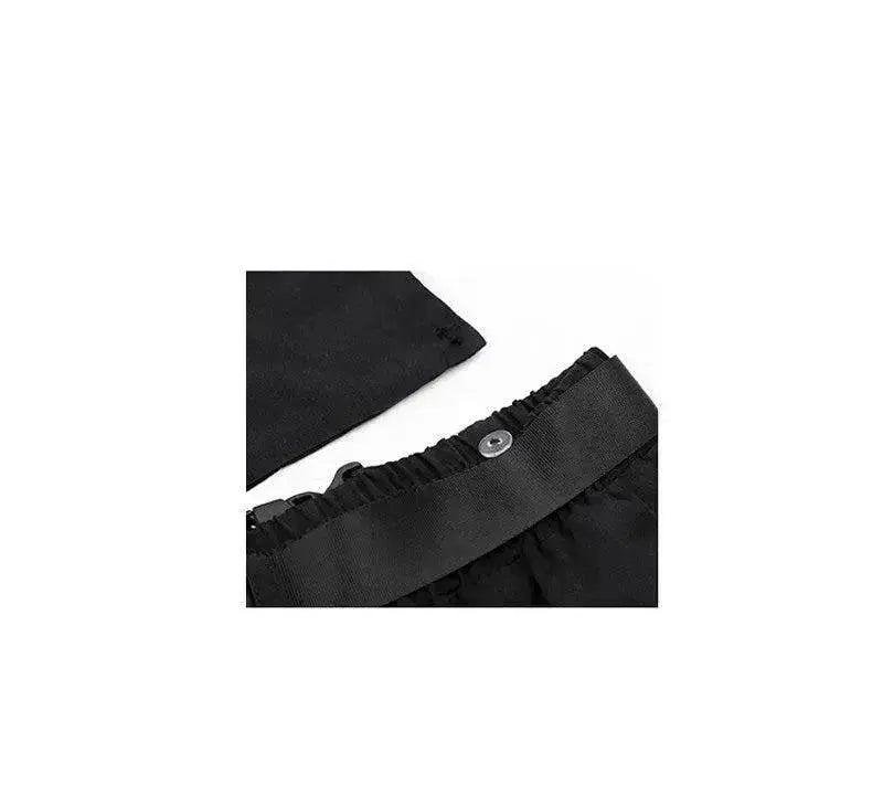 Women's New Loose Straight Black Overalls Overalls - EX-STOCK Canada