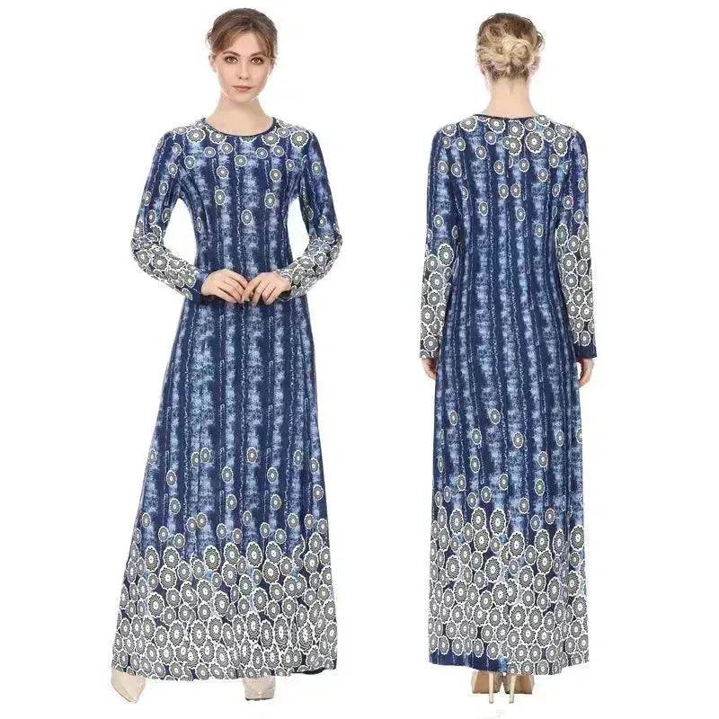 Women's Polka Dot Printed Arab Long Skirt - EX-STOCK Canada