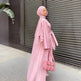 Women's Solid Color Two-piece Arab Suit - EX-STOCK Canada
