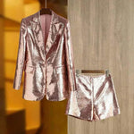 Women's Suit Coat Shorts and Blazer Fashion Suit Two-piece Suit - EX-STOCK Canada