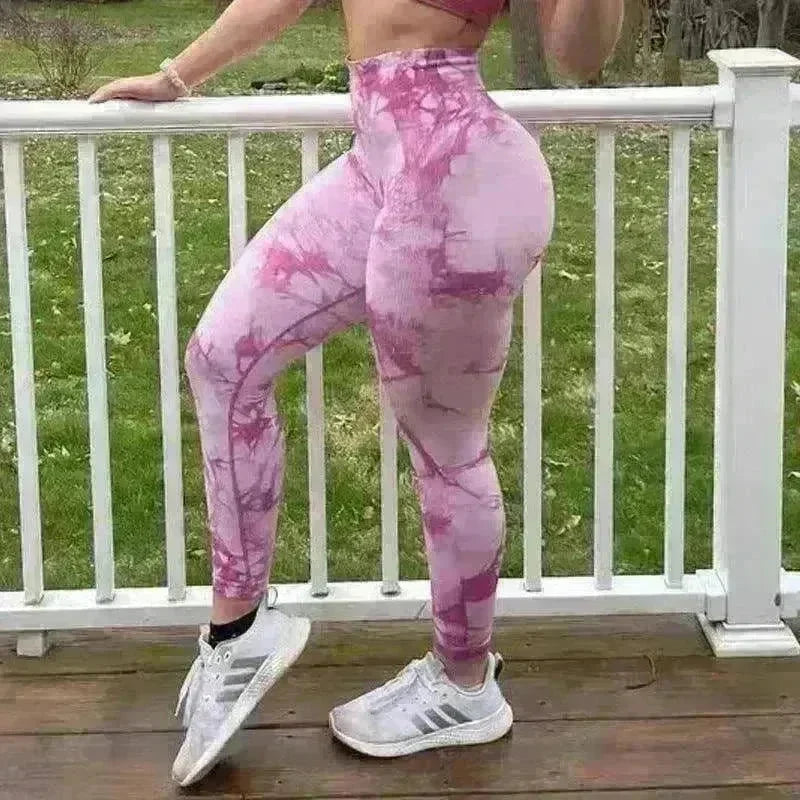 Women's Tie Dye Gym Leggings Yoga Pants - EX-STOCK CANADA