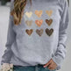 Women's Valentine's Day Printed Round Neck Sweater - EX-STOCK CANADA