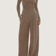Women's Wide-leg Pants Long-sleeved Sportswear Suit EX-STOCK Canada 