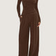 Women's Wide-leg Pants Long-sleeved Sportswear Suit EX-STOCK Canada 