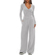 Women's Wide-leg Pants Long-sleeved Sportswear Suit EX-STOCK Canada 