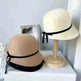 Wool Felt Hats Fine Bow Ladies - EX-STOCK CANADA