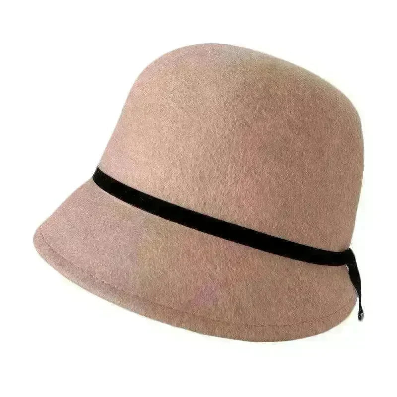Wool Felt Hats Fine Bow Ladies - EX-STOCK CANADA