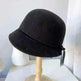 Wool Felt Hats Fine Bow Ladies - EX-STOCK CANADA