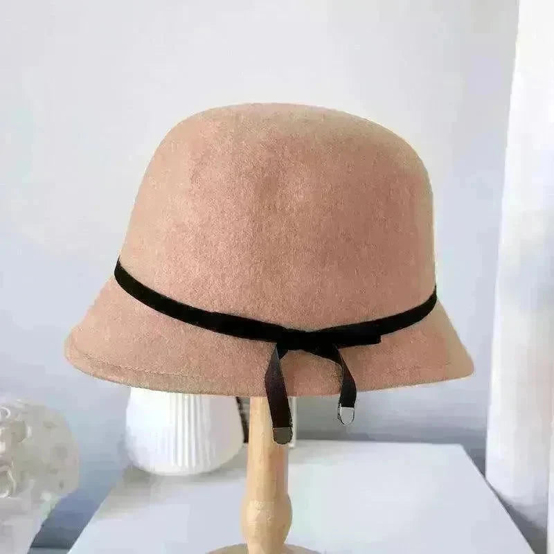 Wool Felt Hats Fine Bow Ladies - EX-STOCK CANADA