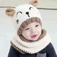 Wool scarf baby hat - EX-STOCK CANADA
