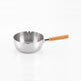 Yoshikawa Yukihira Saucepan 20 cm | 2.1 L Stainless Steel with Wooden Handle 