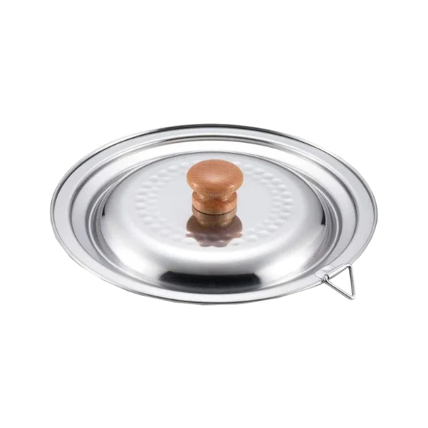 Yoshikawa Yukihira Lid 14-16cm – Made in Japan – Stainless Steel 