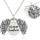 You Are My Sunshine Sunflower Necklace - EX-STOCK CANADA
