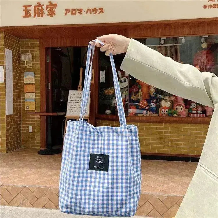 Youda Fashion Women Shoulder Bags Classic Female Shopping Bag Casual Ladies Tote Vintage Style Canvas Handbags Girls Handbag - EX-STOCK Canada