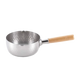 Yoshikawa Yukihira Saucepan 20 cm | 2.1 L Stainless Steel with Wooden Handle 