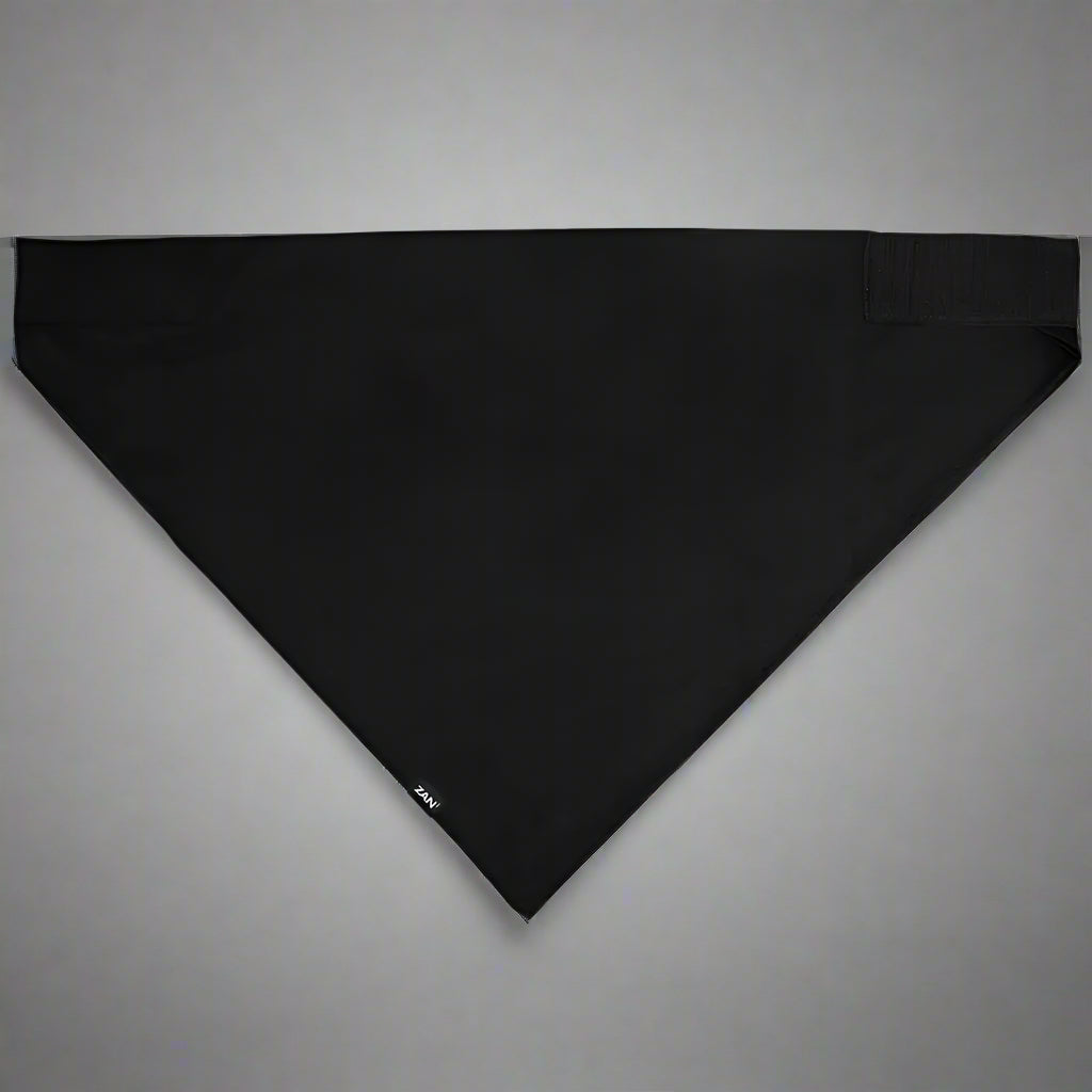 ZANheadgear 3 In 1 Classic Plain Black Bandana EX-STOCK Canada 