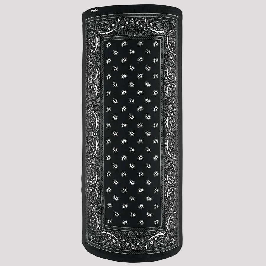 ZANheadgear Black Paisley Motley Tube 