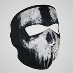ZANheadgear Full Face Black Skull Neoprene Mask 