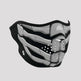 قناع نصف من ZANheadgear من نيوبرين مع عظم وتنفس يلمع في الظلام 