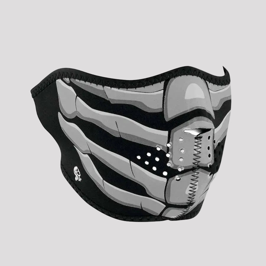 ZANheadgear Half Mask Neoprene Bone Breath Glow in the Dark 