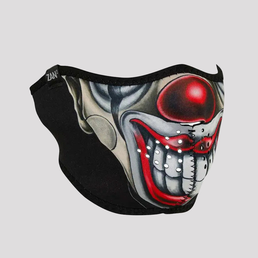 ZANheadgear Half Mask Neoprene Chicano Clown 