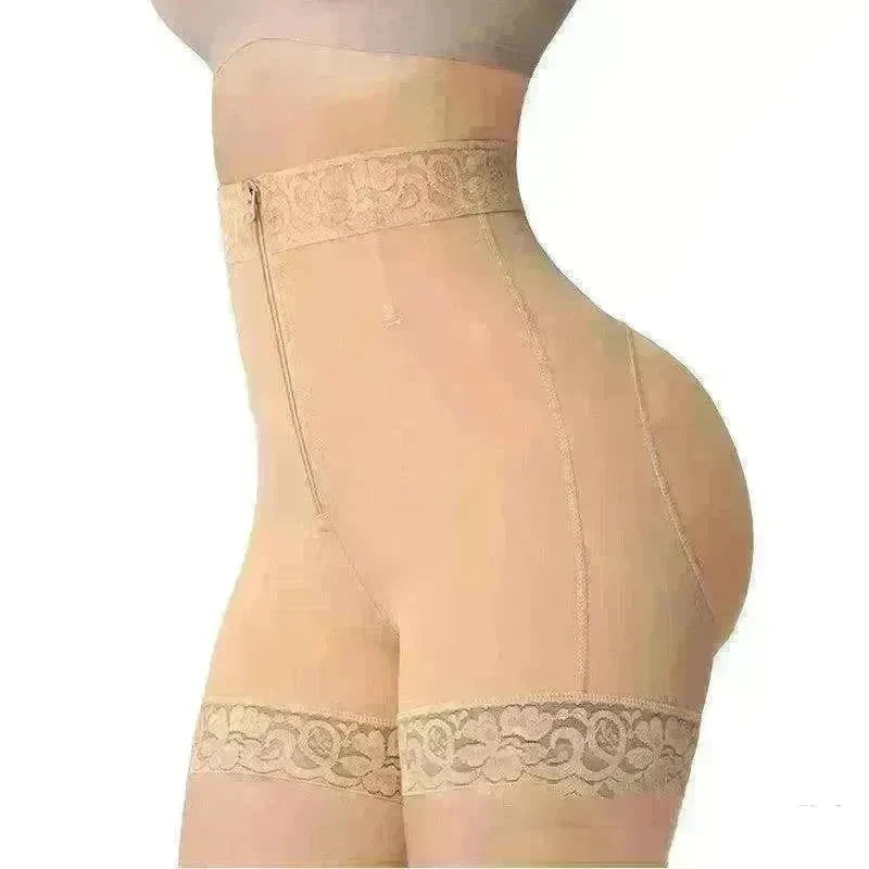 Zipper Hip Raise Shaping High Waisted Tuck Pants Hip Hip Training Pants - EX-STOCK CANADA
