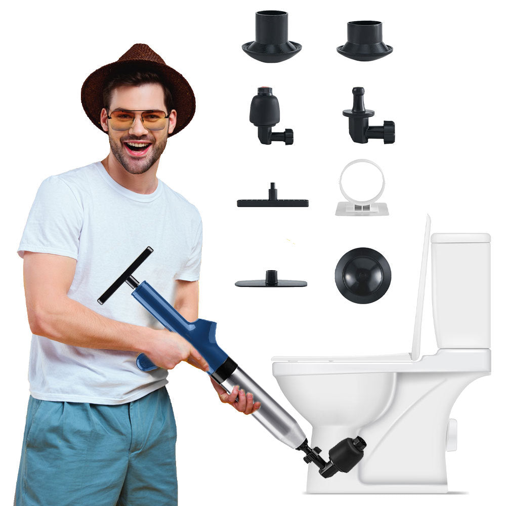 High Pressure Air Toilet Unclogged For Toilets, Bathroom Floors, Sinks, And Pipe Blockages EX-STOCK