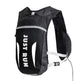 5L Hydration Running Vest Backpack - Lightweight Reflective Trail Hiking Pack, Black