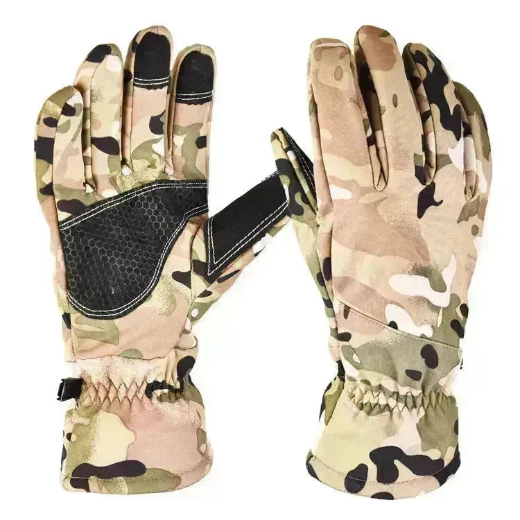 Outdoor Warm Keeping Sports Anti-slip Tactical Camouflage Ski Gloves - EX-STOCK CANADA