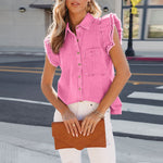 European And American Style Sleeveless Denim Jacket For Women EX-STOCK Canada 