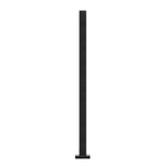 Thickness Tempered Glass, 304 Stainless Steel Glass Mounting Clamp, Glass Shelf Bracket For Balcony, Garden, Deck, Stair, Black EX-STOCK