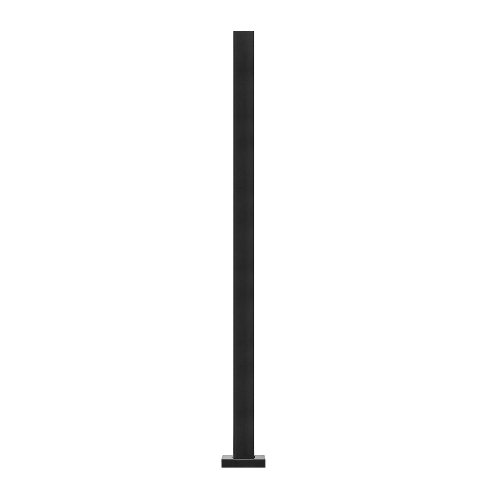 Thickness Tempered Glass, 304 Stainless Steel Glass Mounting Clamp, Glass Shelf Bracket For Balcony, Garden, Deck, Stair, Black EX-STOCK