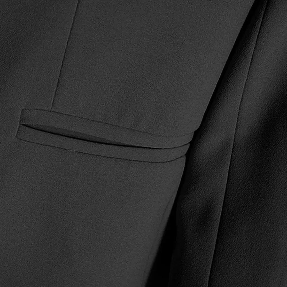 Office Ladies Black Formal Blazer Women Work Suit - EX-STOCK CANADA