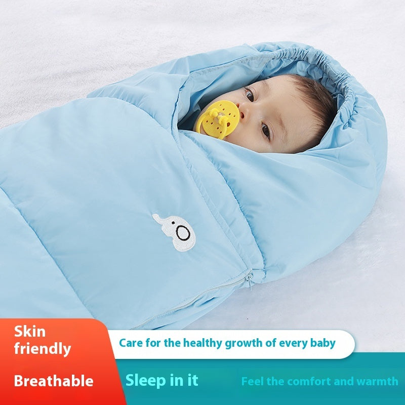 Baby Sleeping Bag Autumn And Winter Thick Down Anti Kick Duvet EX-STOCK Canada 