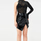 Fashion A Design Mini Leather Split Skirt - EX-STOCK CANADA